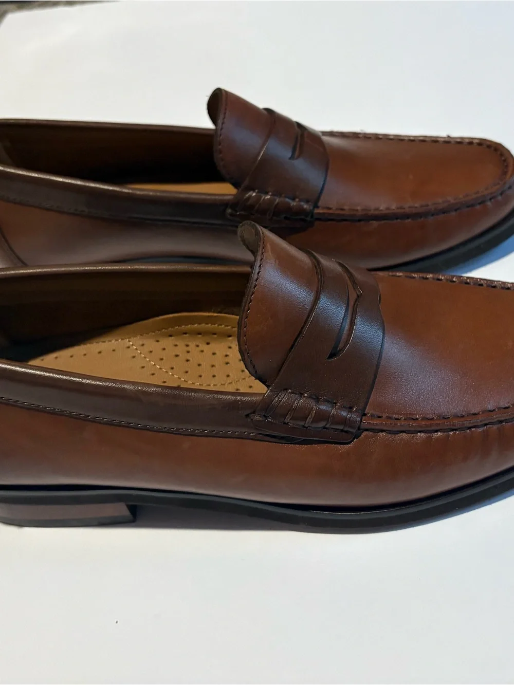 Florsheim Brown Leather Penny Loafers